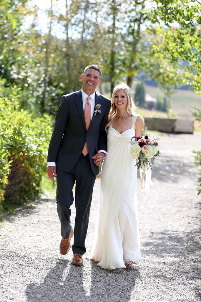 Holly Montag and her husband on their wedding day