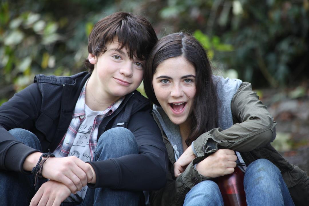 Joel Courtney with Isabelle Fuhrma