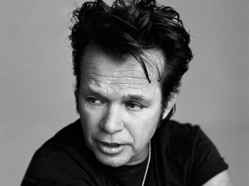 John Mellencamp photoshoot in a record studio