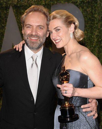 Mia Honey Threapleton with her ex husband on the award ceremony