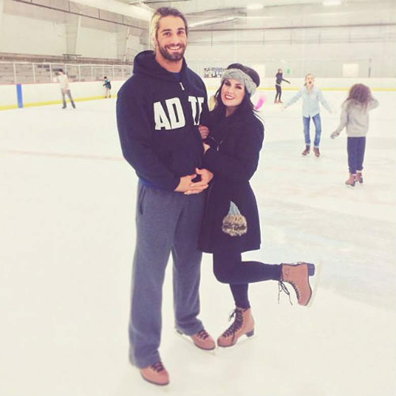 Leighla Schultz and her former partner Seth Rollins