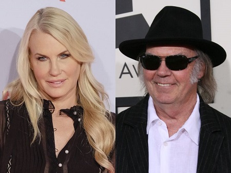 Neil Young and his spouse Daryl Hannah