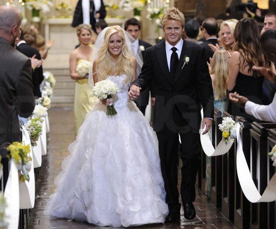 Heidi Pratt and her husband on their wedding day