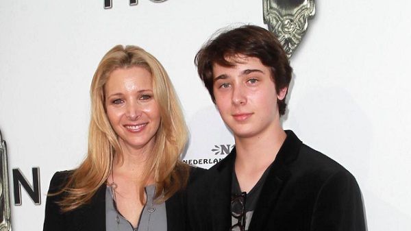 Julian Stern with his mother