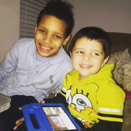 Tehmeena Afzal's children, son Jaiden Blake and Aiden Blaise, 