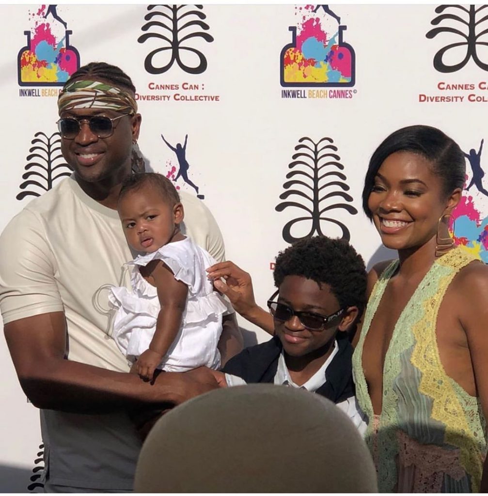 Wade with his family
