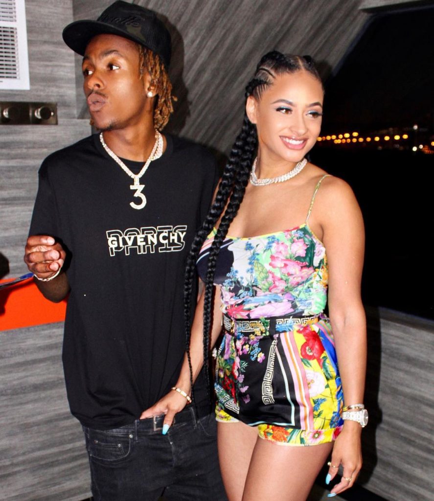 Tori shares a picture with her partner, Rich the Kid