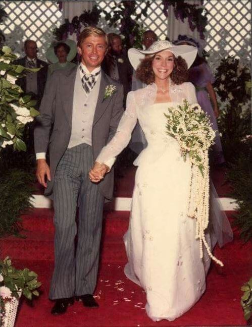 Karen Carpenter and her husband, Thomas James Burris' wedding ceremony.