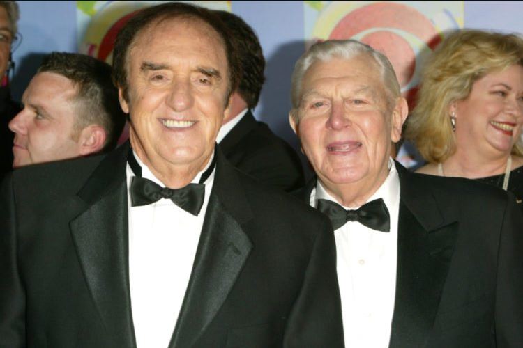 Jim Nabors with his spouse, Stanley Don Cadwallader.