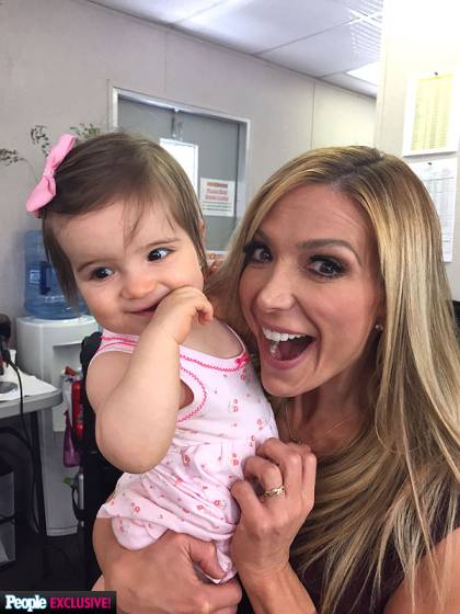 Debbie Matenopoulos is carrying with her lovely daughter, Alexandra Kalliope.