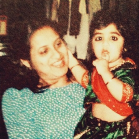 Rina Shah and her mother