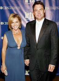 Mark Steines (right) with his ex-wife Leanza Cornett (left)