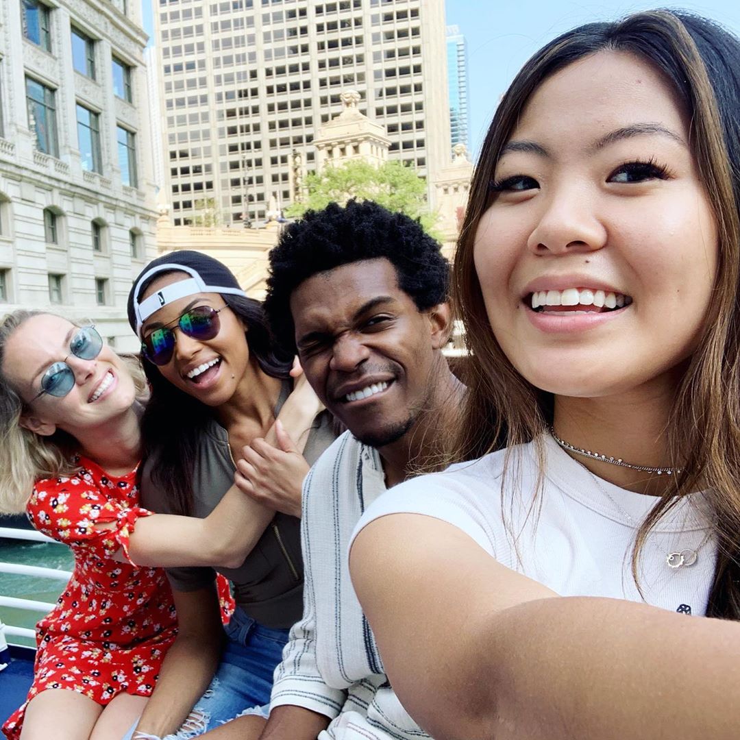 Meagan Tandy enjoy her vaccation with her friends