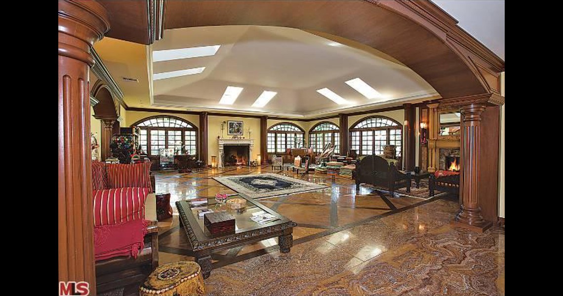 Interior of Nolte Malibu Mansion