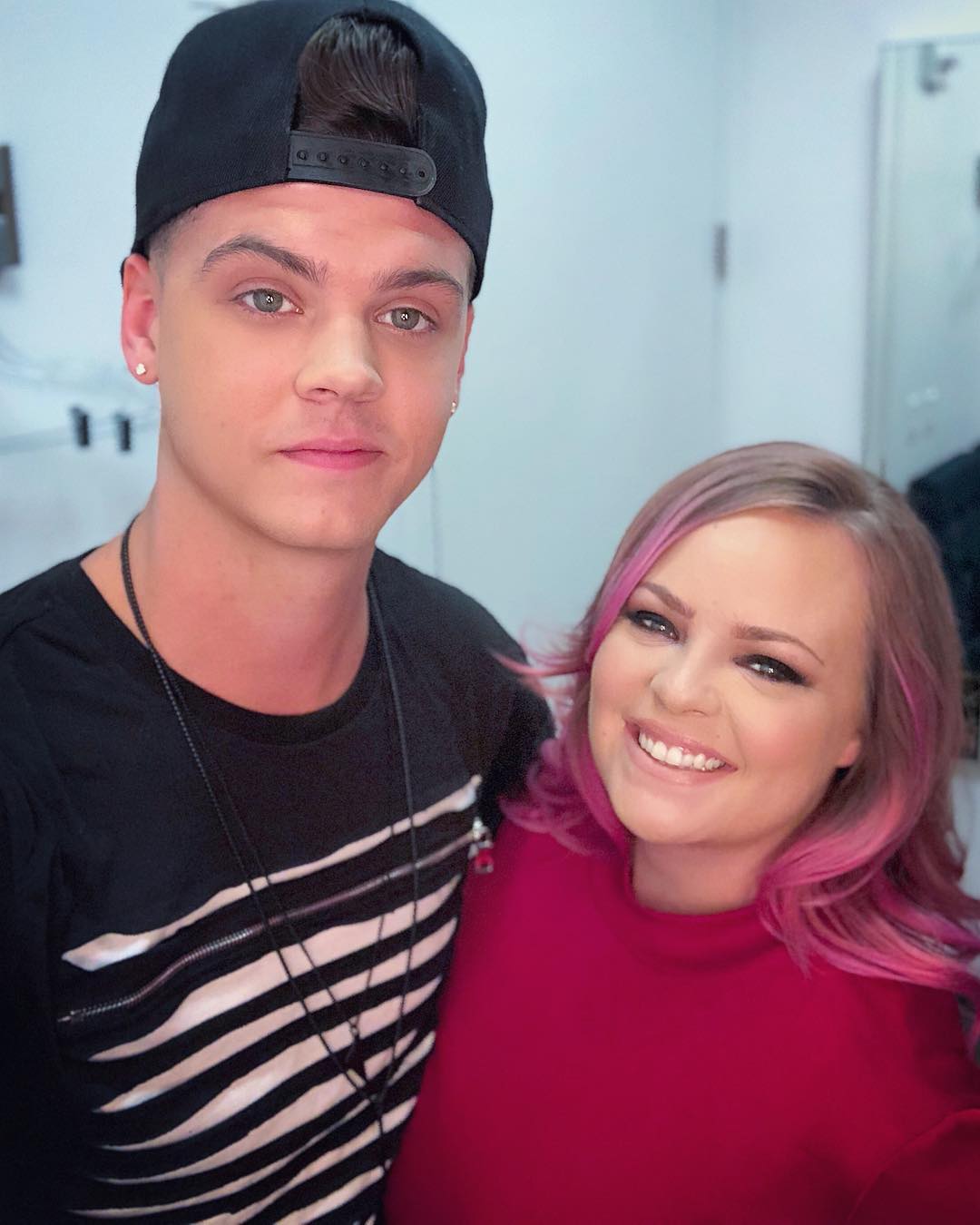 Tyler Baltierra with his wife