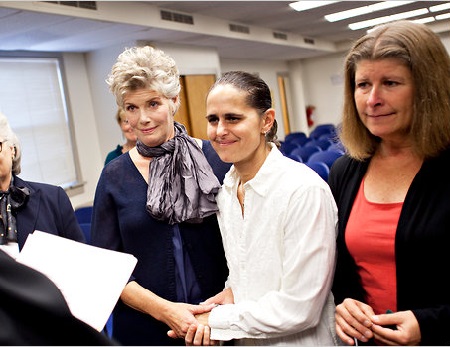 Melanie Leis and her former partner Kelly McGillis