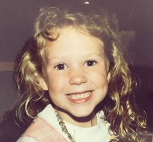 Childhood image of Tegan Moss