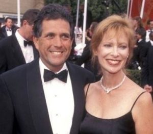 Les Moonves with his former wife, Nancy Wiesenfeld