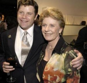 Mackenzie's brother, Sean Austin with his late-mother, Patty Duke