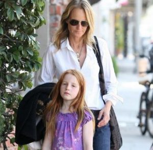 Makena Lei Gordon Carnahan with her mother, Helen Hunt
