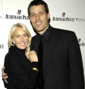 Tony Robbins with his present wife, Bonnie Robbins