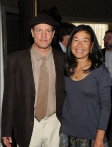 Woody Harrelson with his wife, Laura Louie