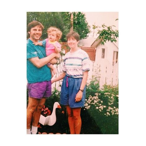 Mike Rohl with wife and daughter