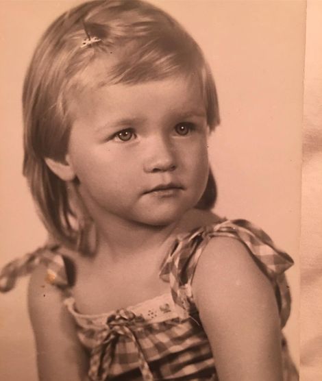 Joanna Krupa at her tender age