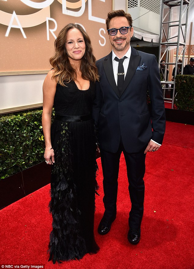 Robert Downey Jr and his wife Susan