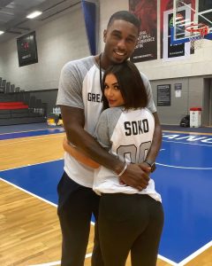 India with her ex-boyfriend Ovie Soko.