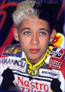 Rossi got into Motorbikes from a very young age.
