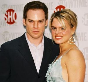 Amy Spanger with her ex-spouse, Michael C. Hall