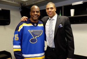 Ryan with his dad Willard Reaves.