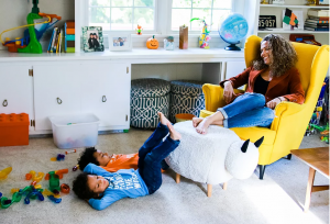 Chanda Gibson Playing with Her Adorable kids.