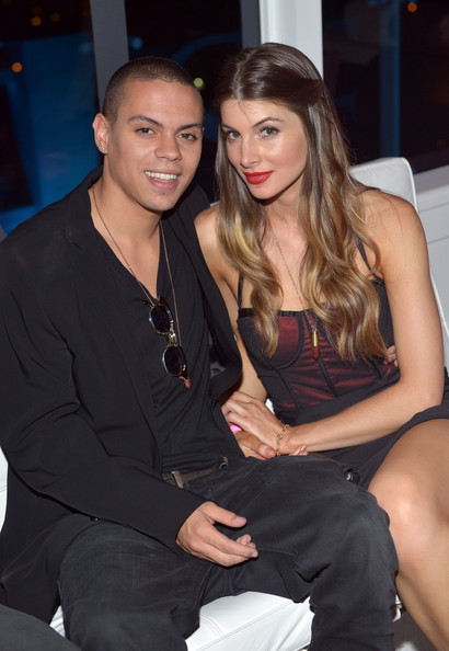 Cora Skinner with her ex-boyfriend Evan Ross