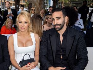 Pamela with her ex-boyfriend Adil Rami.