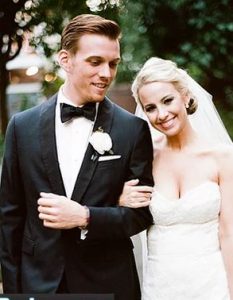 Allie Wood and Jake Abel on their big day