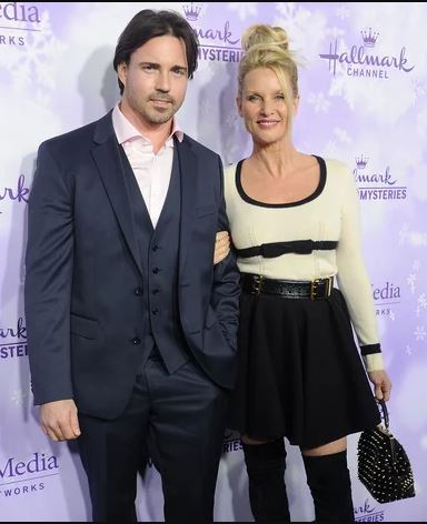 Nicollette Sheridan with her former husband