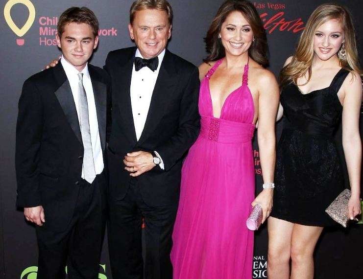 Pat Sajak with his family