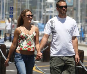 Jasmine with her boyfriend Late Paul Walker