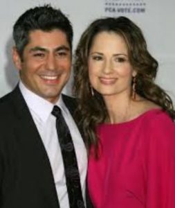 Paula Marshall with her husband, Danny Nucci