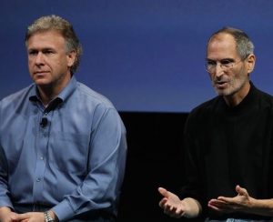 Phil Schiller and Steve Jobs