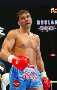 Ruslan Karaev as a professional boxer