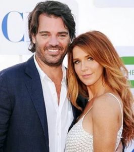 Shawn Sanford with his wife, Poppy Montgomery