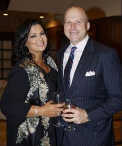 Sukanya Krishnan with her husband, Eric Schroeder