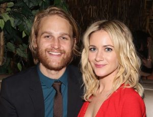 Wyatt Russell and her wife, Meredith Hagner