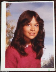 Picture of Pamela when she was in her teens.