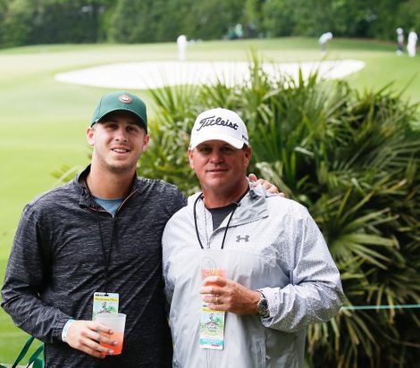 Jared Goff and his father