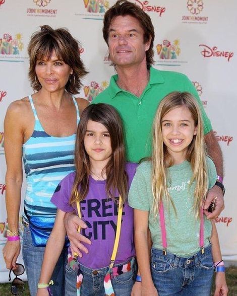 Harry Hamlin and his family