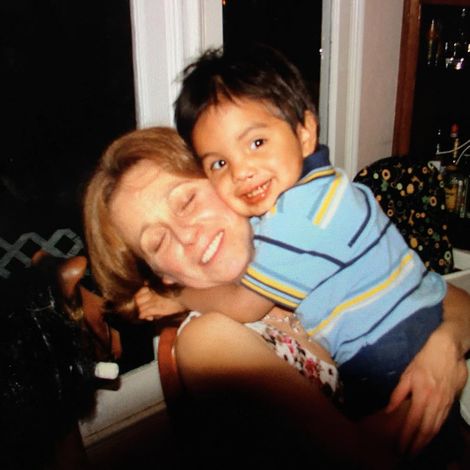 Michele Greene and her son
